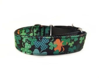Funky Shamrocks Dog Collar