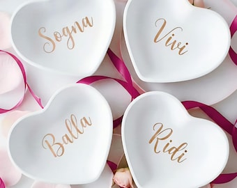 Personalized natural resin heart-shaped jar favor, handmade, wedding favors, birth, baptism, communion and confirmation