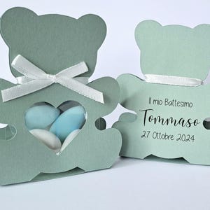 Bomboniera Orsetto, nascita, battesimo, confetti, regalo, fai da te, handmade, kit fai da te, baby shower
