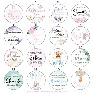 Daisy favors, birth favors, baby shower favors, baptism favors, communion favors, confirmation favors, soy wax candles, personalized favors image 9