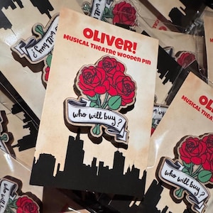 Oliver the Musical Pin - Etsy