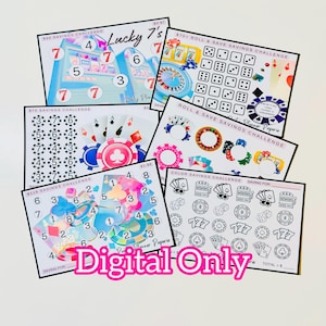 DIGITAL FILE ONLY - Casino Bundle - 6 A5 Savings Challenges Bundle - Have Fun Saving Money!