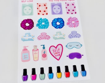 SELF-LOVE 5x7 Sticker Sheet - Matte Vinyl