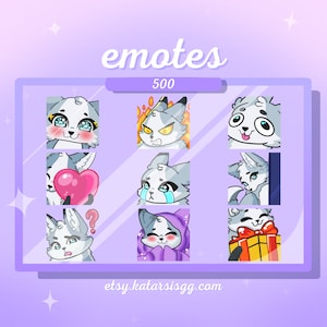 Twitch | Emotes | Wolf | Gray | Cute | 9