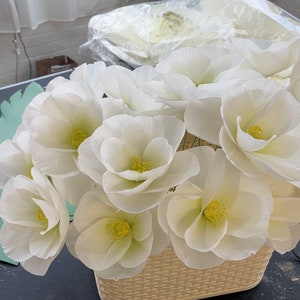 Paper flower on a stem