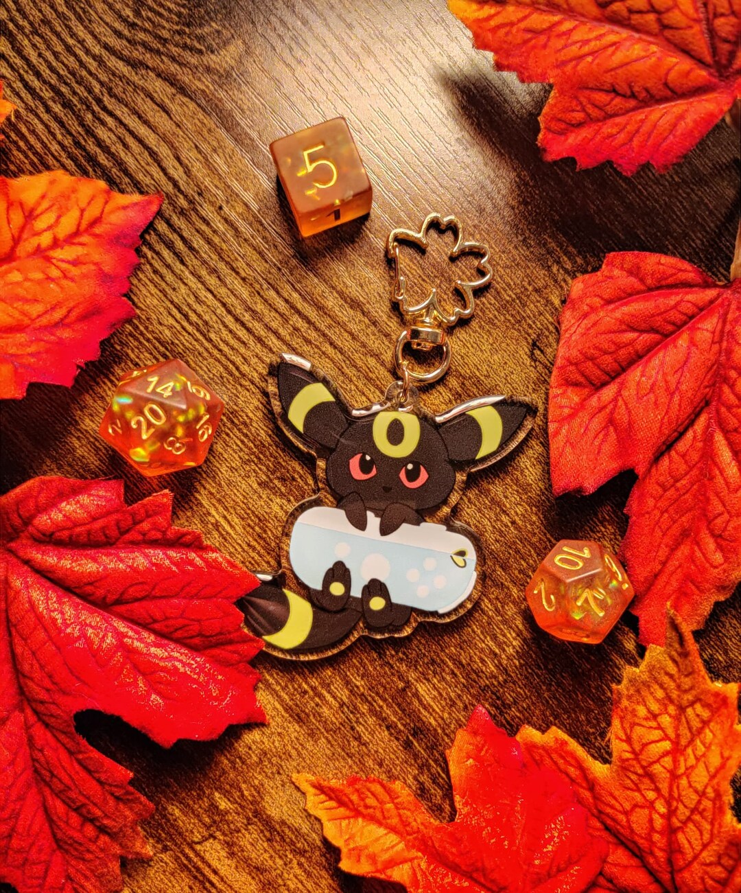 Pokemon Eeveelutions Umbreon Nintendo Switch Joy-con Acrylic Keychain ...