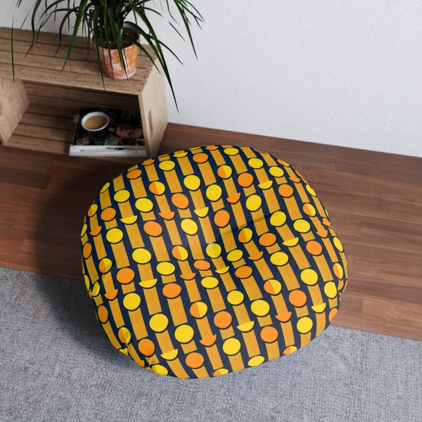 Yellow Floor Pillow Etsy