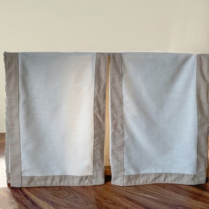 Rectangular Tablecloth, Pleated White Tablescloth With Gray Border,Custom Box Table Skirt,Fitted Custom Tablecloth
