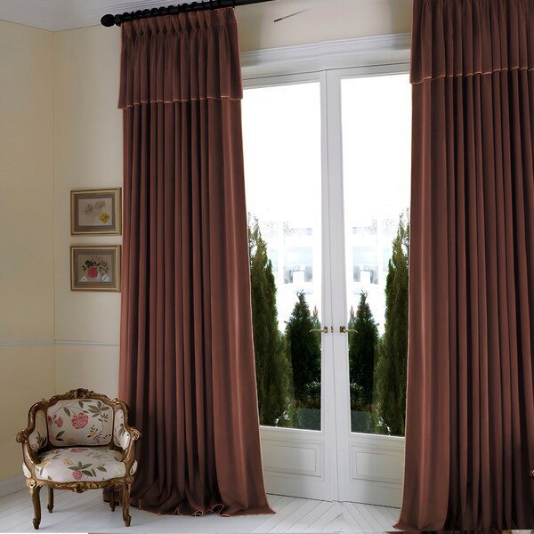 Velvet Curtains Etsy