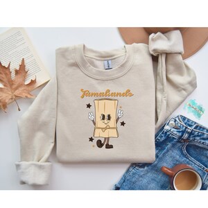 TAMALIANDO comfy, soft, Gildan pullover in Sand.