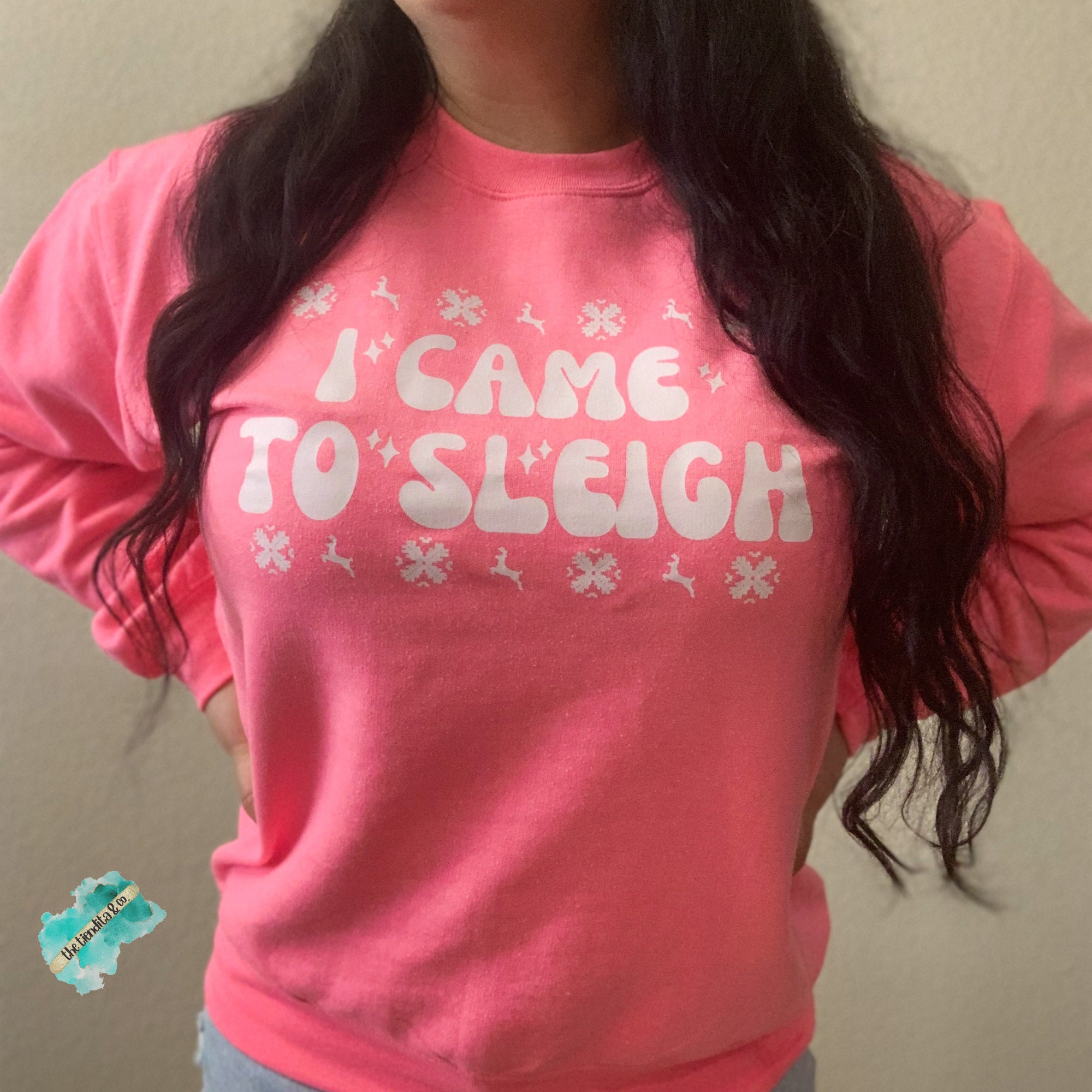 I came to top sleigh christmas jumper