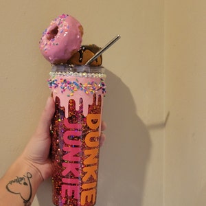 Snow globe tumbler Donut