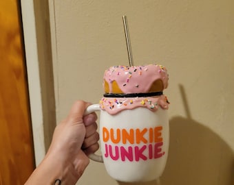 Dunkie junkie tumbler/Made to order