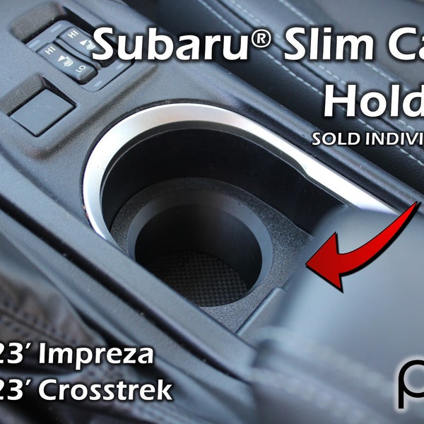 Adaptateurs pour porte-gobelets Subaru Crosstrek et Impreza Skinny/Slim/Standard