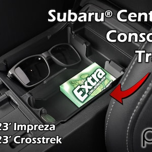 Subaru Crosstrek & Impreza Center Console Storage Tray, Organizer, Divider
