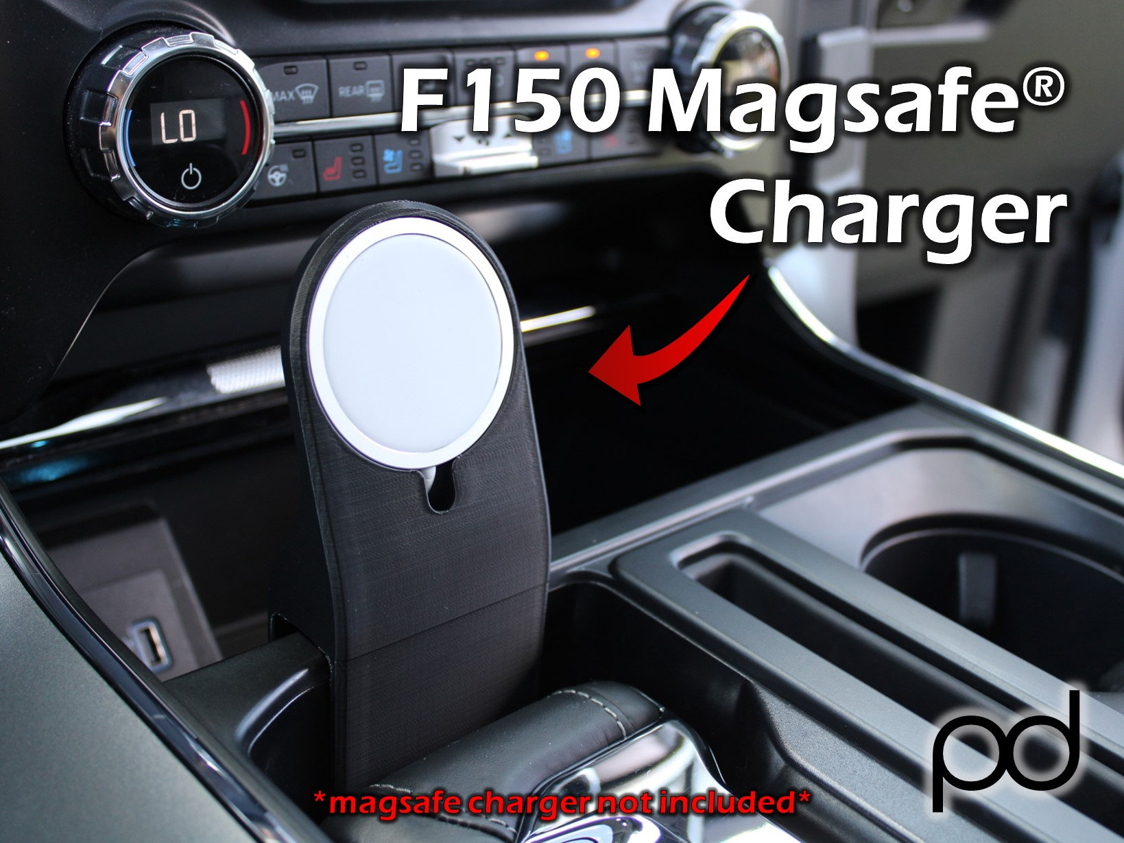 Carbon Fiber Center Gear Shift Head Knob Sticker Trim Cover for Ford F150  09-14