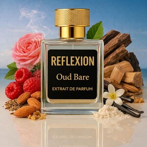 Oud Almond Vanilla Extrait de Parfum Unisex Raspberry Rose Sandalwood French 2022 Release Inspired