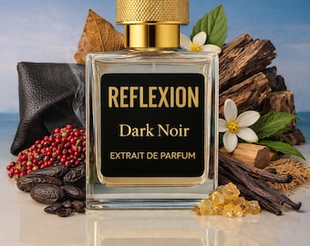 Extracto de perfume unisex de cuero, tabaco y oud con vainilla, haba tonka y ámbar gris, inspirado en el lanzamiento francés de 2023.