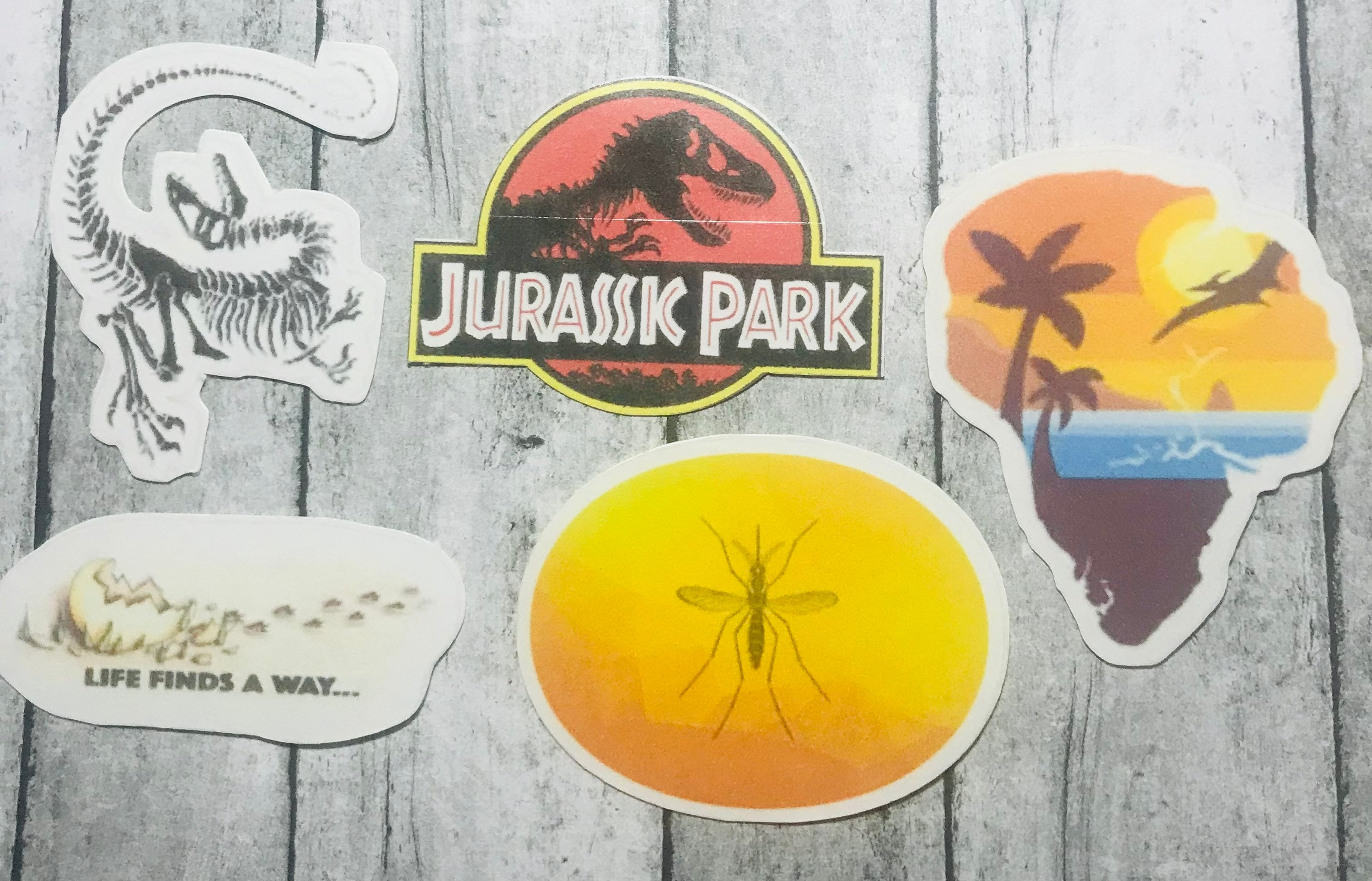 Jurassic Park Stickers - Etsy