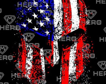 Spartan USA Flag Png Spartan Helmet File Download USA vintage Red Flag Download for TShirt American Flag Hero design for Dark Garments.