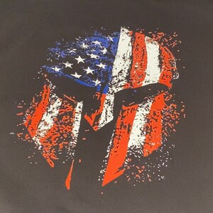 Veteran Owned Apparel Grunt Style American Spartan 2.0 Men's T-Shirt - Patriotic Graphic Tee Made In USA Made In USA Apparel - Foto 10