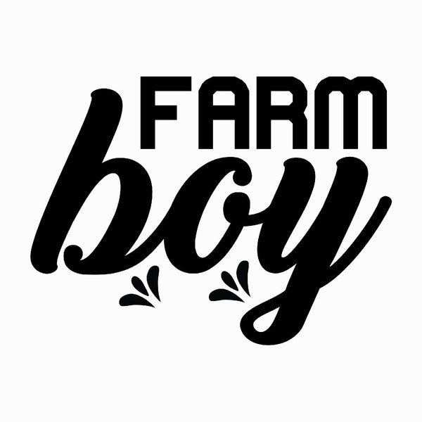 Charmantes 'Farm Boy' Design für lässige Kleidung zum Thema Farm - T-Shirts, Hoodies und Country-inspirierte Mode