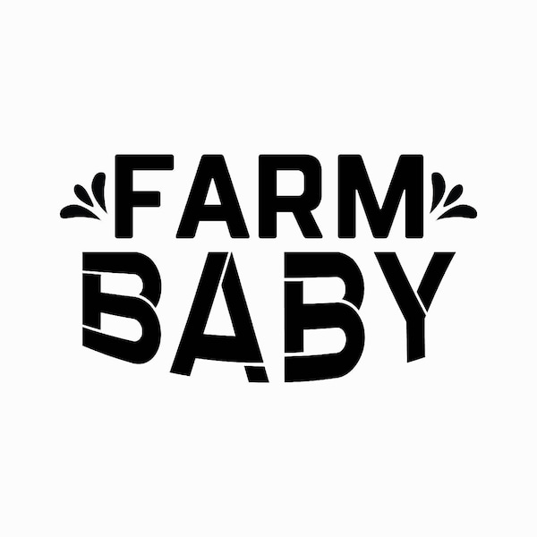 Entzückendes 'Farm Baby' Design - süßes und bequemes Kleid für die vom Land inspirierte Garderobe Ihrer Kleinen