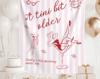 30th Birthday Banner: Custom Party Photo Backdrop
