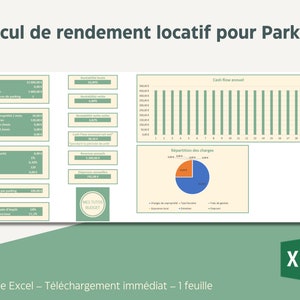 Excel sheet - Rental yield for parking