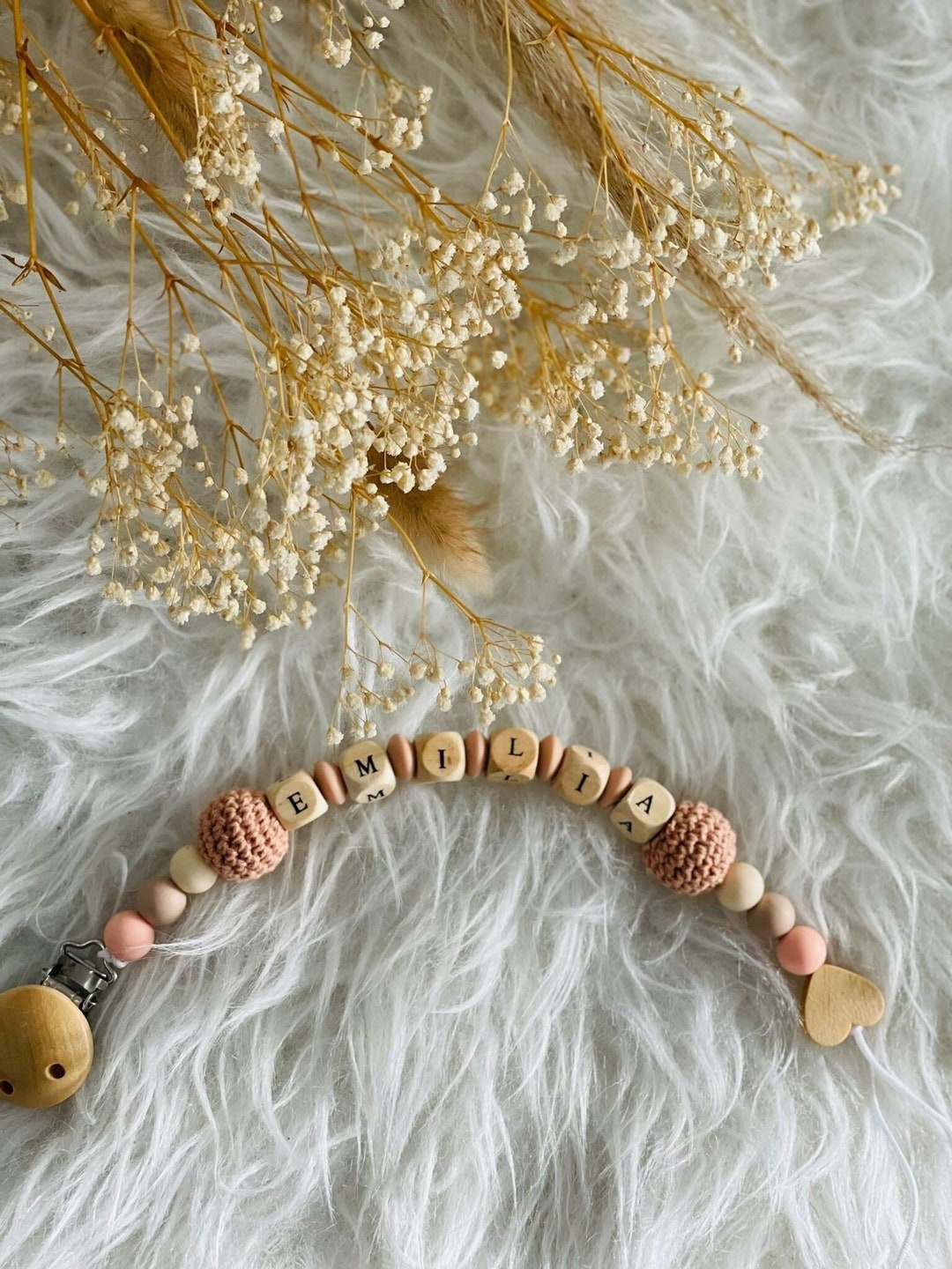Unique Pacifier Chain Pacifier Chain With Name Handmade Personalized - Etsy