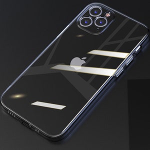 Case for iPhone 14 13 12 11 Pro Max Mobile Phone Camera Protection Case Silicone Transparent image 3