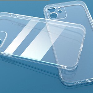 Case for iPhone 14 13 12 11 Pro Max Mobile Phone Camera Protection Case Silicone Transparent image 9