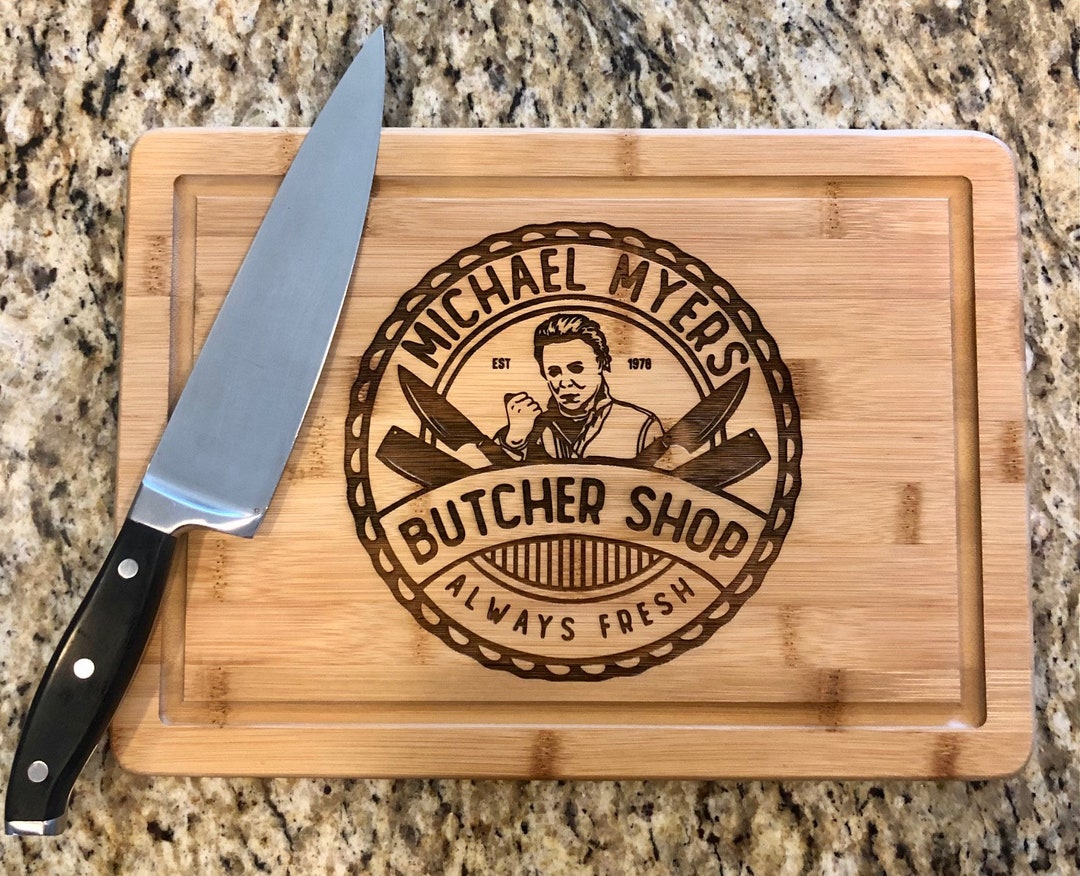 Halloween Theme Michael Myers Cutting Board / Charcuterie Board Etsy