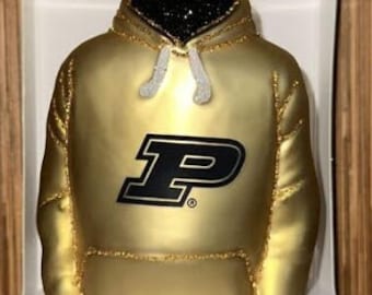 Purdue  Hoodie  Personalized Old World Glass Chrismas Ornament