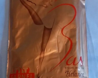 Fully Fashioned Stockings Farnel Nylon L Calze strumpfe da collezione unisex