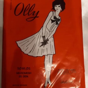 Italian Nylon Stockings size M transparent Olly fine calze strumpfe Bas Nylon collectors French size 2