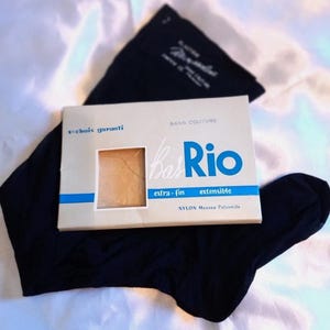 Le Bas Fluor Size XL French Vintage Helanca Nylons xlarge 60&#39;s bas calze strumpfe collectors 1st Choice