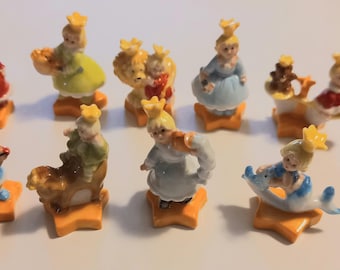 Zodiak signs 11 Miniature Figurines Porcelain Figurines