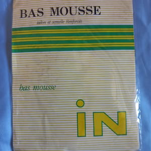Bas IN Size Large French Nylon Stockings elastic calze strumpfe Size Large nylon lovers collectors French size 3   calze strumpfe