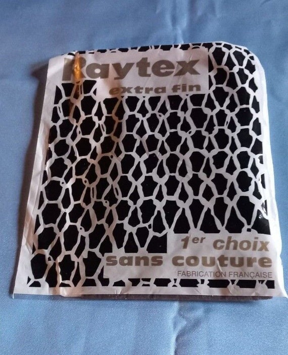 Bas Nylon Extra Fin Raytex - Taille 1 - Gris - Style Jarretelle Vintage - Neuf Avec étiquettes