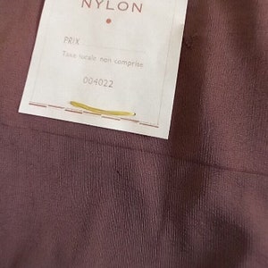 Bas en nylon vintage français Ragno taille moyenne T2 collectors calze strumpfe image 1