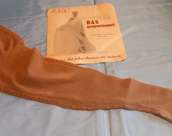 Bas nylon entièrement façonnés avec couture couture marque française ARC Taille 3 (français) L strumpfe collectors