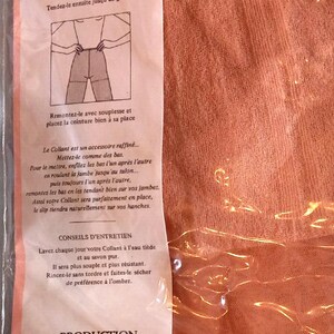 Collants Valderau French vintage Nylons Taille XL/2XL collant reggicalze strumpfehose collectors image 4