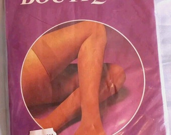 Silver stockings Boutique French Nylon Stockings calze strumpfe Size small nylon lovers collectors French size 1 calze strumpfe Mousse