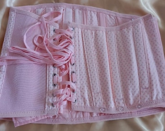 Corset Waist Cincher French vintage Rose