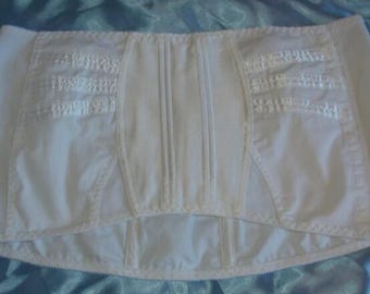 Corset Waist Cincher vintage white