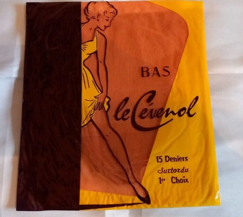 Le Cévenol Stylished Stockings Non snag Verstärkte Ferse Kappe Vintage Nylons Größen M L Calze strumpfe reggicalze Sammler Bild 2