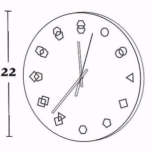 Amovi Clock Horloge au design moderne en contreplaqué de bouleau HPL de haute qualité et mécanisme silencieux image 6