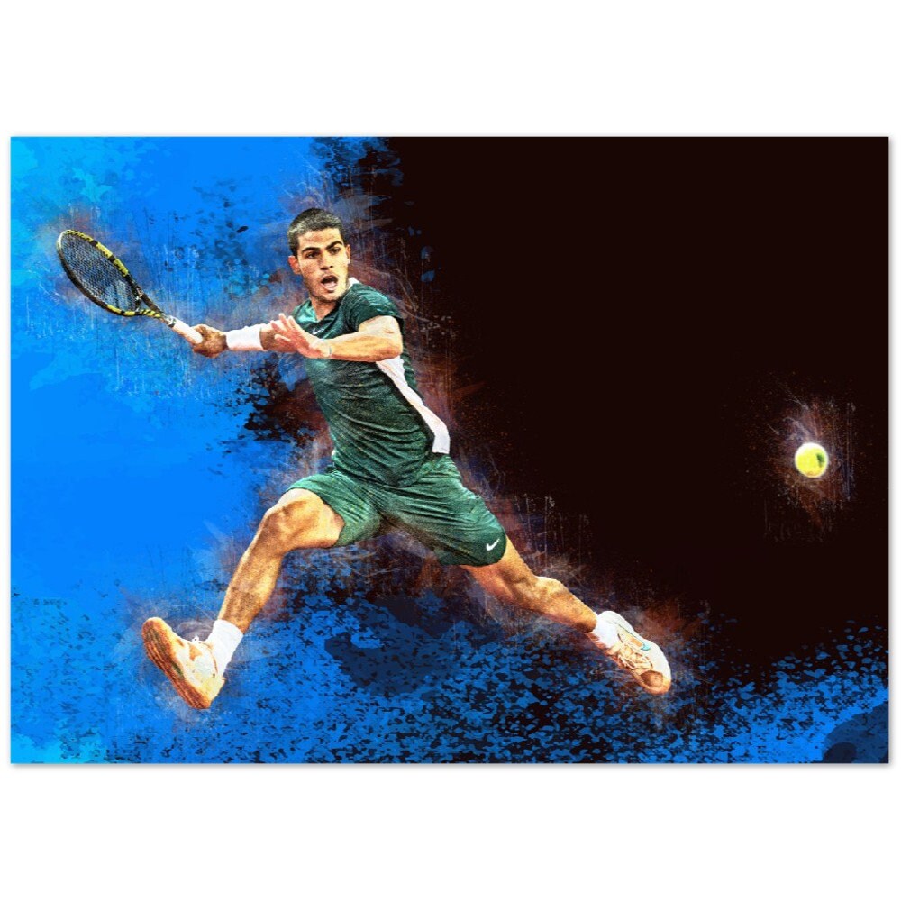 テニス カルロス・アルカラス 直筆サイン入り 写真 2L テニス カルロス・アルカラス 直筆サイン入り 写真 2L アオスポ店舗に