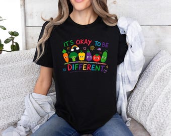 Celebrate Differences Shirt, Autism Awareness Tee, Inclusive Teacher T Shirt, Neurodiversity Gift, Positive Apparel